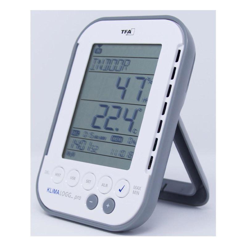 Termo-higrometru profesional cu funcție de înregistrare a datelor tip Data Logger, KLIMALOGG PRO TFA 30.3039.IT - imagine 2