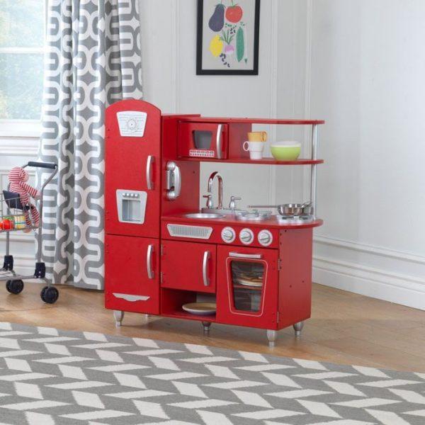 Bucatarie De Jucarie Din Lemn Red Vintage, Kidkraft - imagine 2