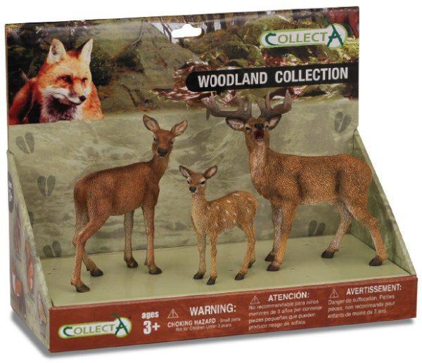 Set 3 figurine Animale din padure, Collecta