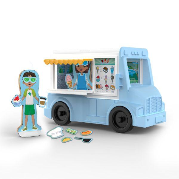 Set de joaca magnetic Food Truck, Melissa & Doug - imagine 2