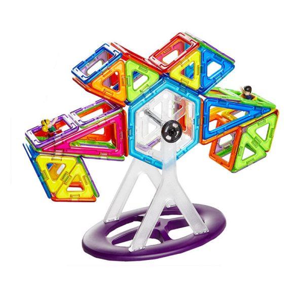 Joc de constructie magnetic - 112 piese - imagine 3