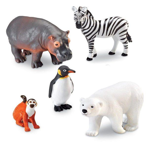 Set de 5 figurine animăluțe de la Zoo, Learning Resources