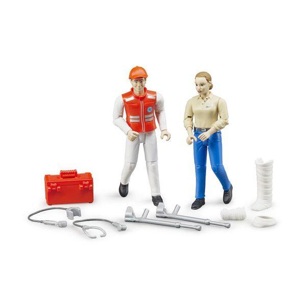 Bruder - Figurine Asistenti Ambulanta Si Accesorii - imagine 3