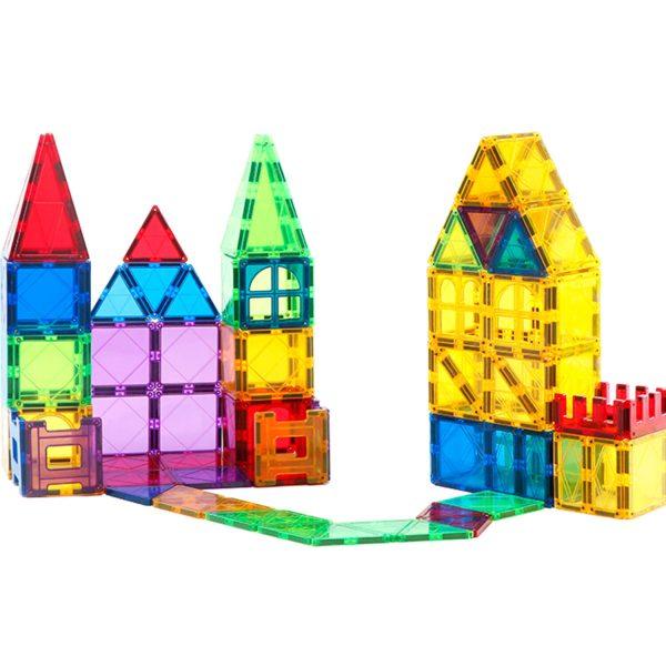 Set de constructie magnetic 3D - 120 piese - imagine 2