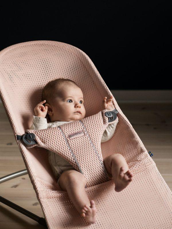 BabyBjorn - Balansoar Bliss Pearly Pink, Mesh - imagine 2