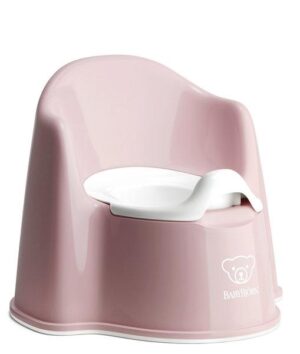 babybjorn olita cu protectie spate pottty chair powder pink 782