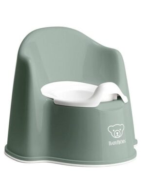 babybjorn olita cu protectie spate potty chair deep green 783
