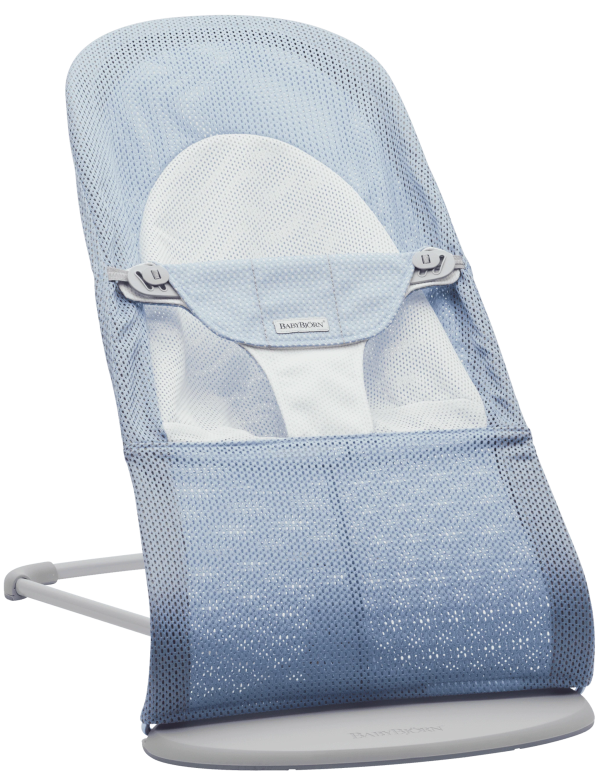 Baby Bjorn - Balansoar Balance Soft, Sky Blue/White, Mesh