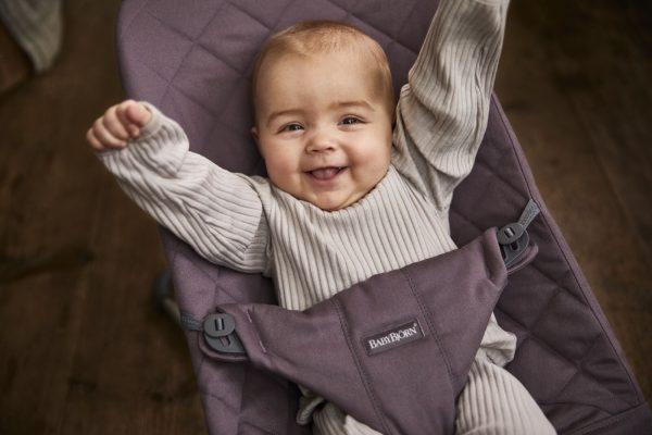 BabyBjorn - Balansoar Bliss Dark Purple, Bumbac - imagine 3