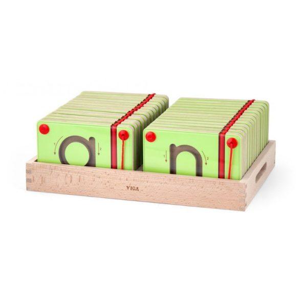 Set magnetic de scriere - Litere mici, Viga