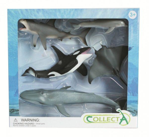 Set de 5 figurine pictate manual Viata Marina - imagine 2