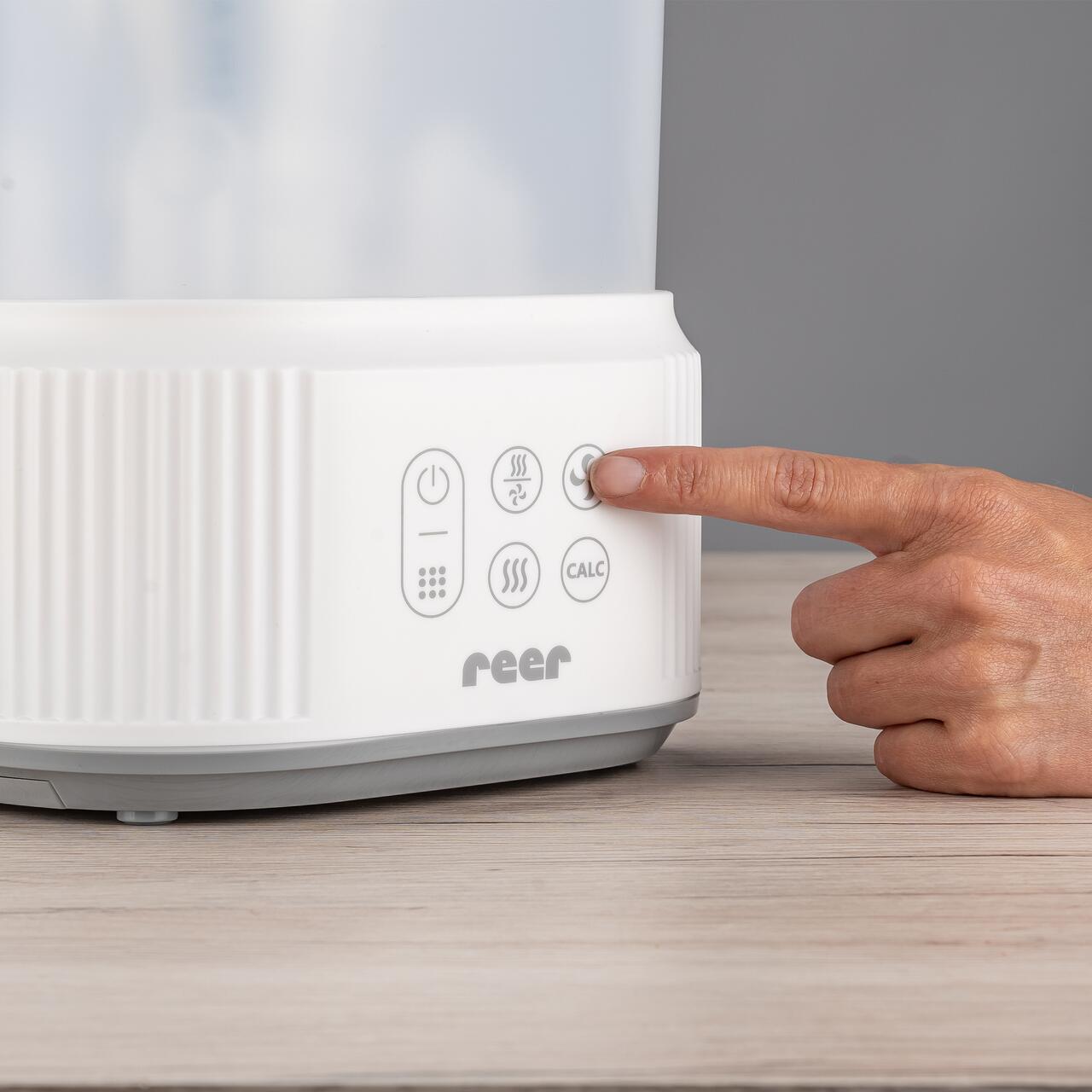 Sterilizator cu aburi si functie de uscare pentru biberoane, detartrare automata, 5 biberoane, Reer VapoDryS 36130 - imagine 6