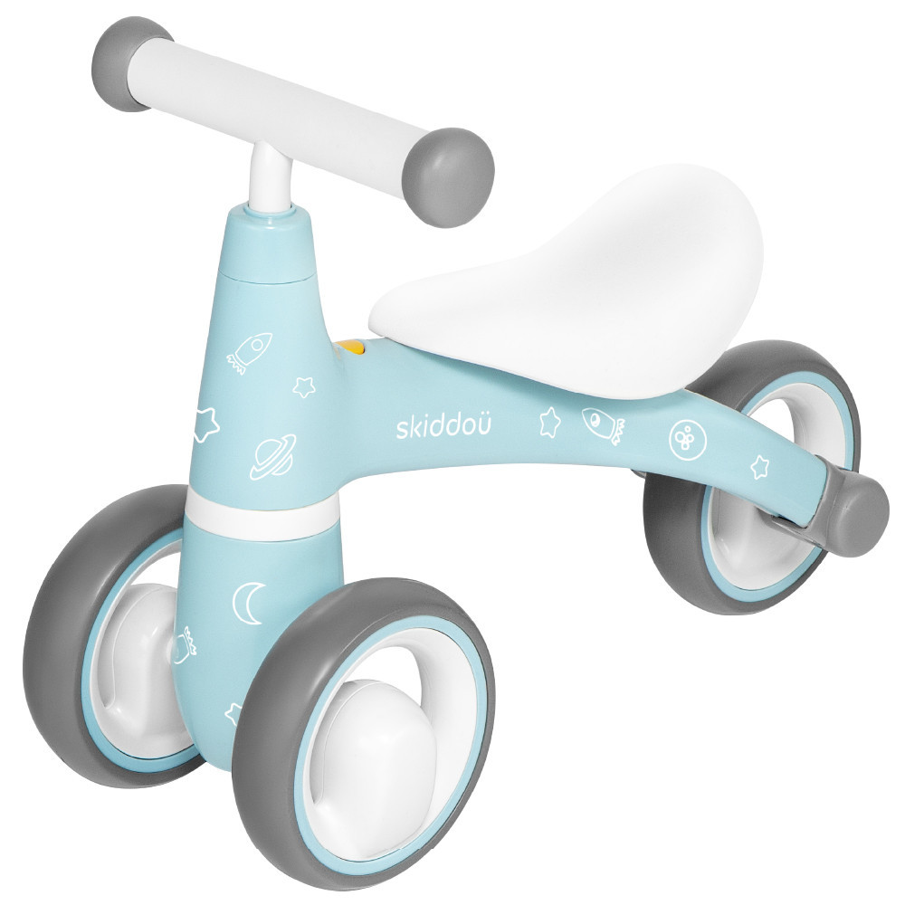 Tricicleta Skiddou Berit Ride-On, Sky High, Bleu - imagine 4