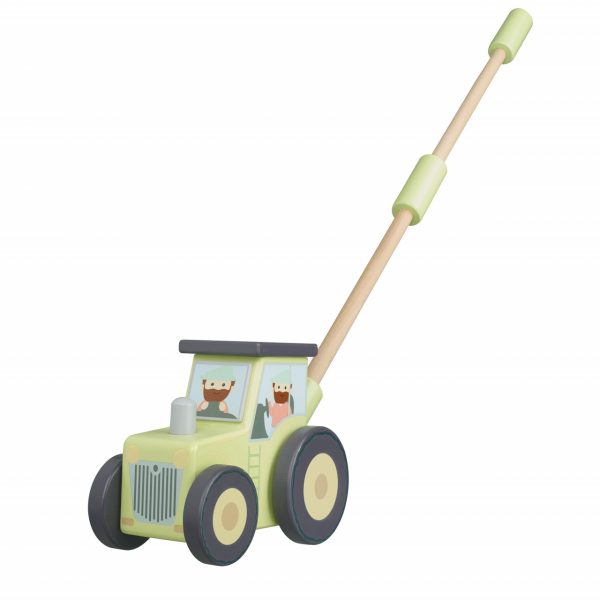 Jucarie de impins tractor, Orange Tree Toys - imagine 3