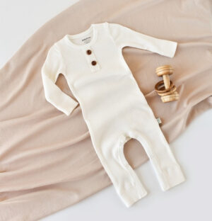 salopeta cu maneca lunga si pantaloni lungi din bumbac organic si5363