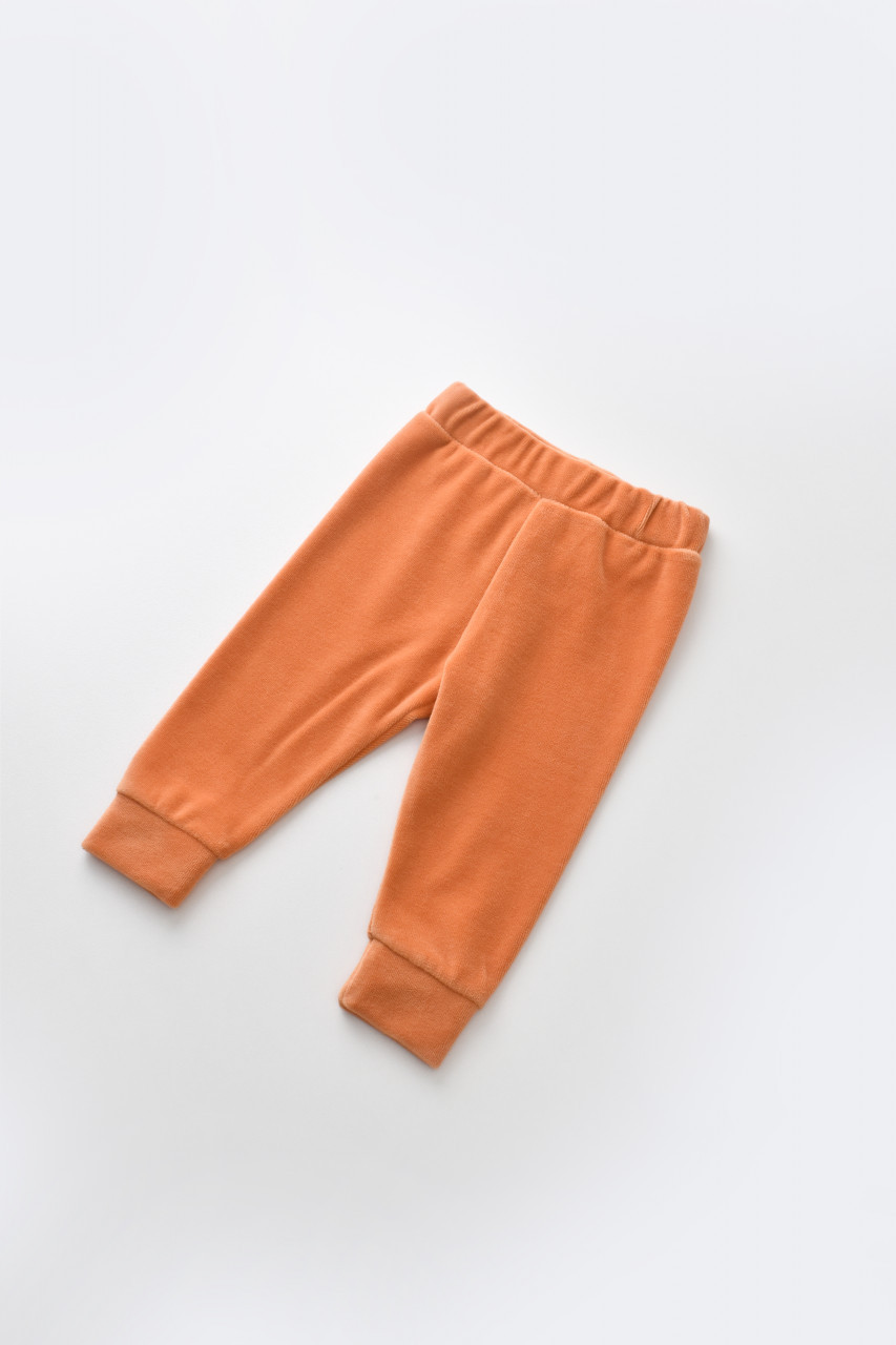 Set 3 piese Broscuta cu body, pantalonasi si vestuta din 80%bumbac organic si 20% poliester - Portocaliu, Baby Cosy - imagine 120