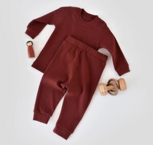 set bluzita cu maneca lunga si pantaloni lungi din bumbac organic si 55399