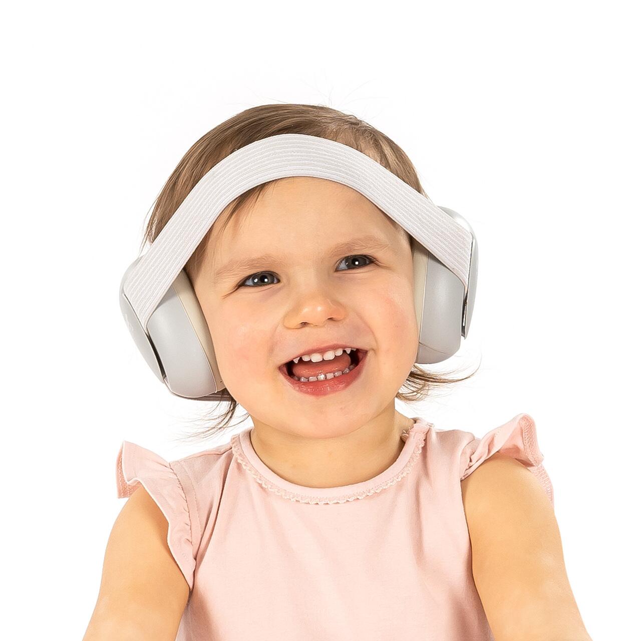 Casti antifonice pentru bebelusi, ofera protectie auditiva, SNR 25, gri, 12+ luni, Reer SilentGuard Baby 53261 - imagine 2