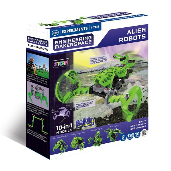 Kit STEM Construieste roboti extraterestrii, Gigo Toys