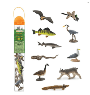 Tub cu 10 figurine Marile Lacuri, Safari