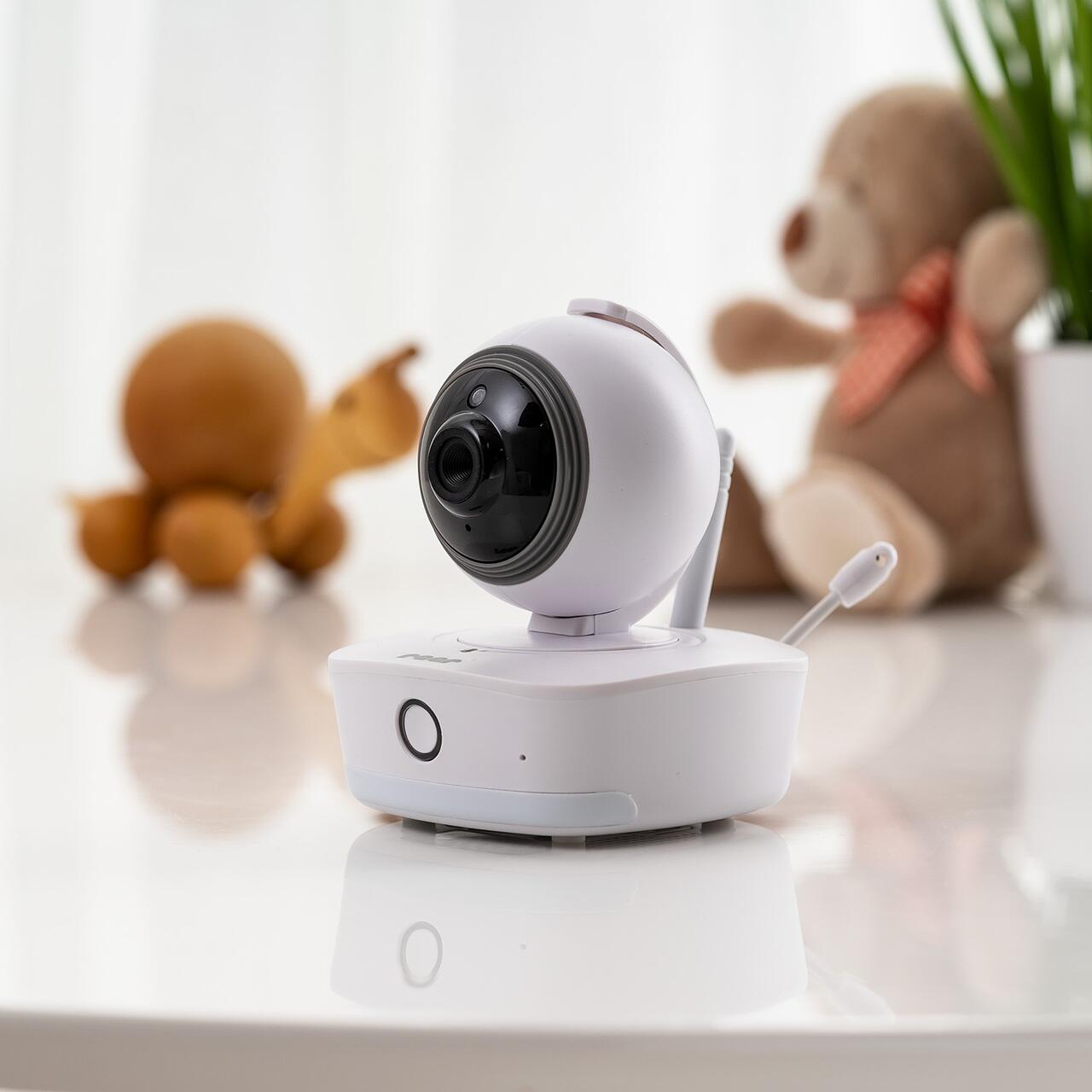 Video monitor digital pentru bebelusi cu camera rotativa si urmarire inteligenta a miscarii, REER BabyCam XL 80440 - imagine 16