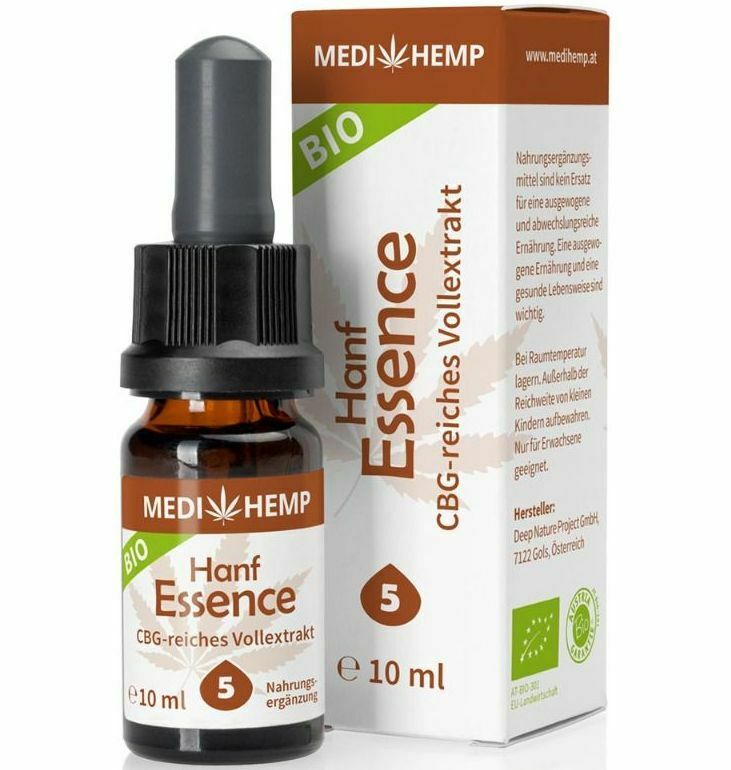 Hemp essence cu cbg 5% bio 10ml Medihemp