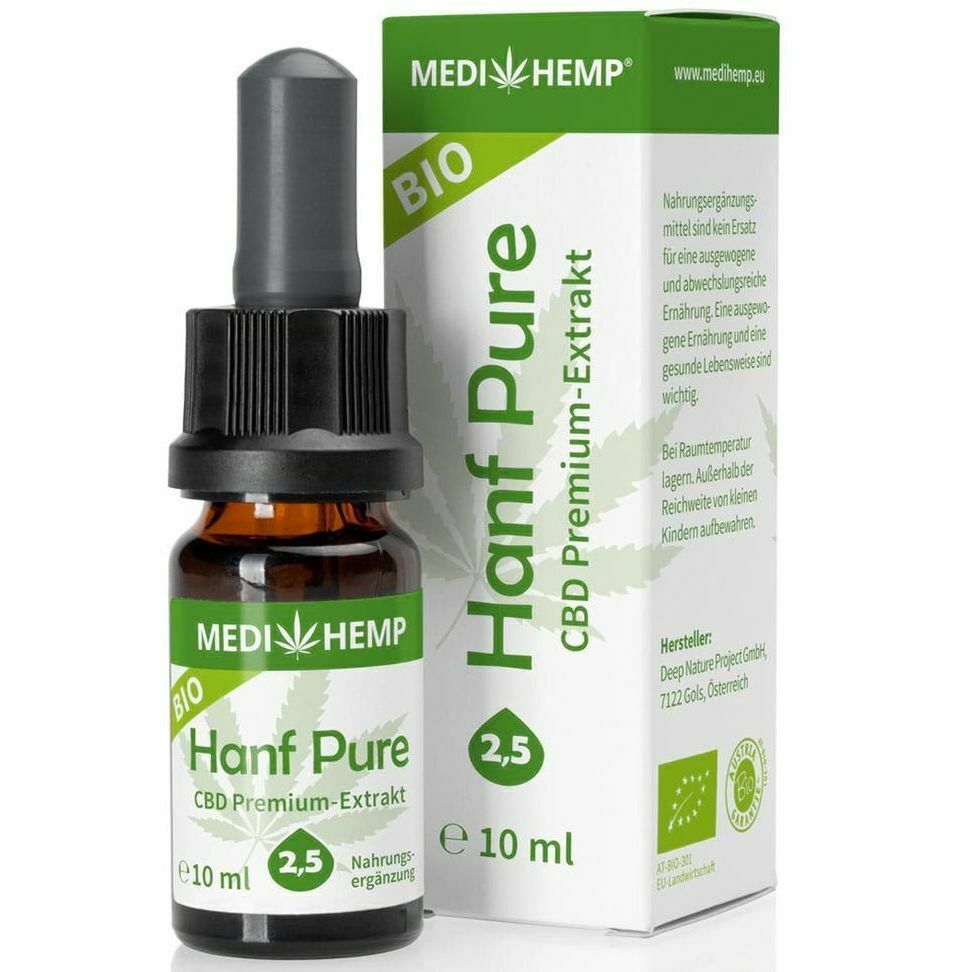 Hemp pure 2.5% cbd bio 10ml Medihemp