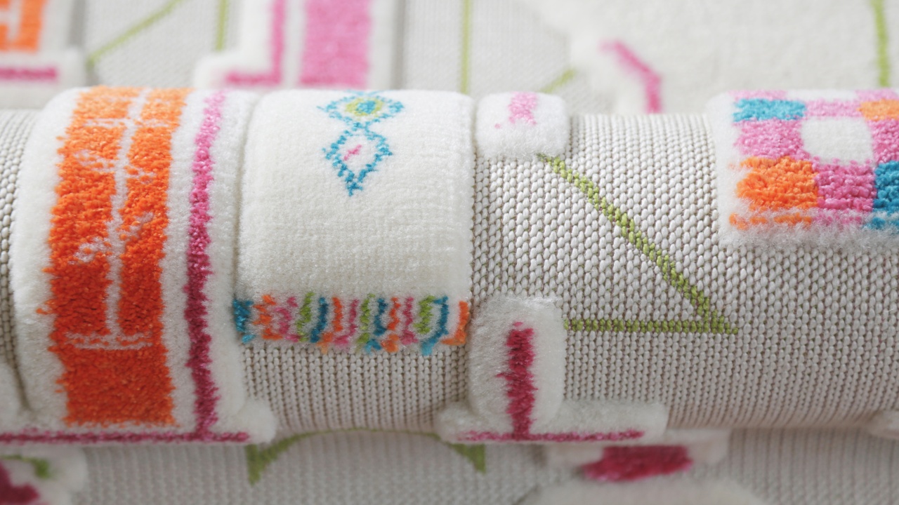 Covor de joaca pentru copii 3D Playhouse (roz) 134x200 - imagine 2