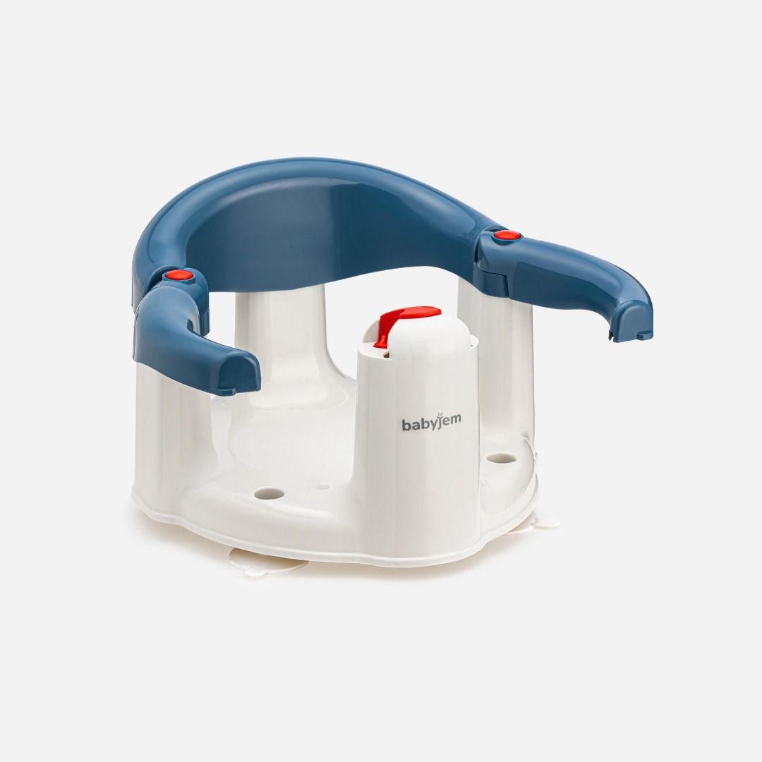 Scaun de baie bebelusi Bath and Feeding BabyJem, albastru - imagine 2