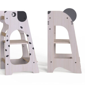 Turn de invatare MamaToyz Learning Tower din lemn, Catelus