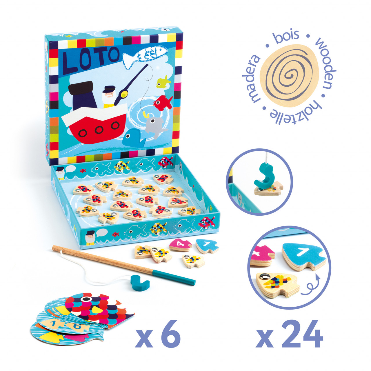 Joc educativ Djeco, Navy loto - imagine 8