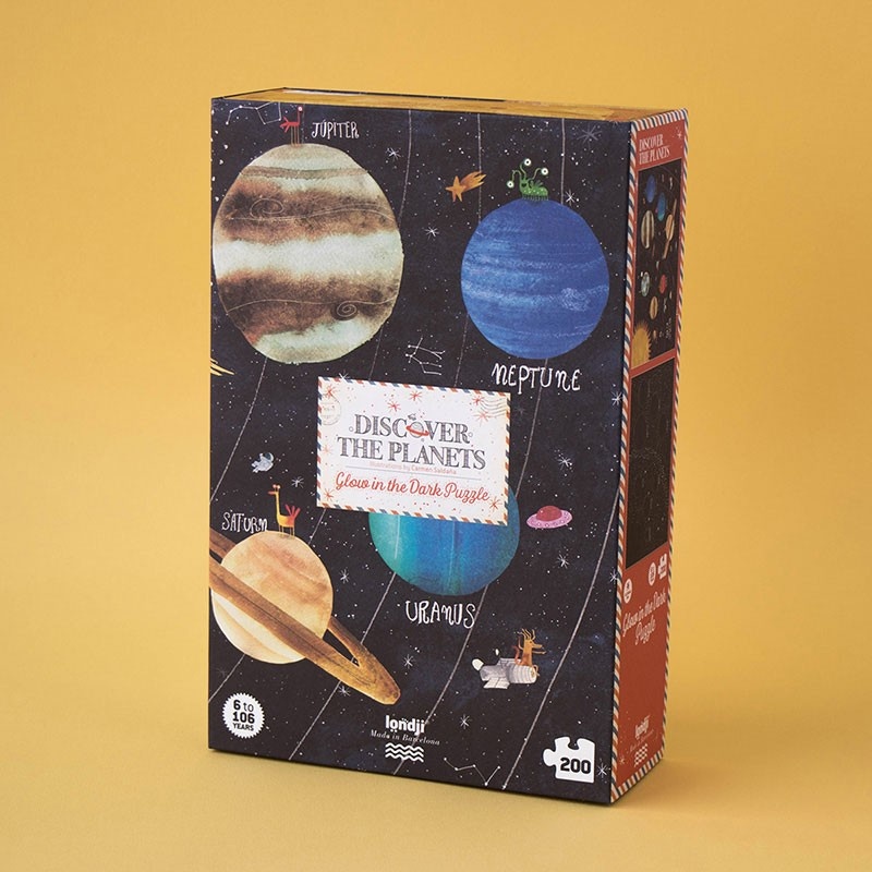 Puzzle fluorescent Londji, Descoperă cosmosul, 200 piese - imagine 8