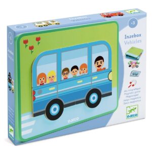 joc magnetic cu vehicule djeco100133718