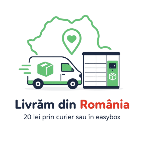 Livrăm din România. 20 lei prin curier sau în easybox.